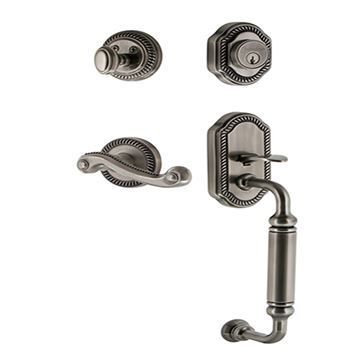 Grandeur Newport Entry Set With C Grip - Keyed Differentlyimage