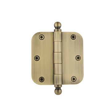Nostalgic Warehouse 3 1/2 Inch Ball Tip Radius Residential Hingeimage