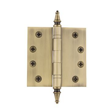 Nostalgic Warehouse 4 Inch Steeple Tip Heavy Duty Square Hingeimage