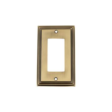 Nostalgic Warehouse Deco Single Rocker Switch Plateimage