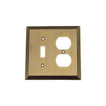 Nostalgic Warehouse Deco Toggle & Duplex Switch Plateimage