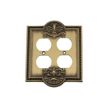 Nostalgic Warehouse Meadows Double Duplex Switch Plateimage