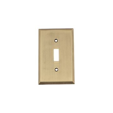 Nostalgic Warehouse New York Single Toggle Switch Plateimage