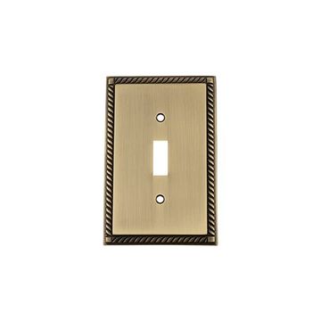 Nostalgic Warehouse Rope Single Toggle Switch Plateimage