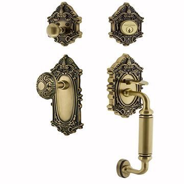 Nostalgic Warehouse Victorian C Grip Entry Set - Keyed Differentlyimage