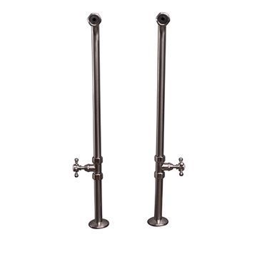 Barclay 37 1/2 Inch Freestanding Supply Lines - Cross Handle Stopsimage