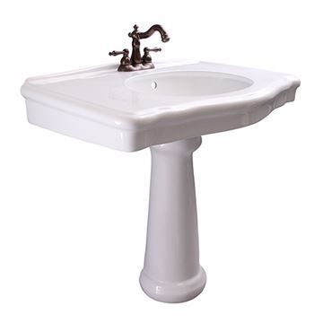 Barclay Anders Rectangular Pedestal Lavatory Sinkimage