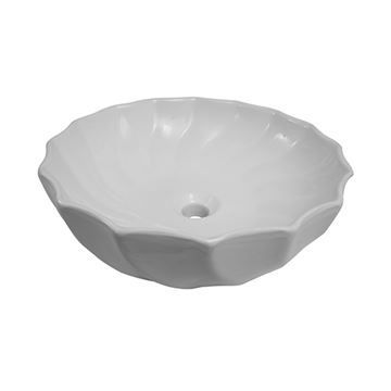 Barclay Anna 18 Inch Swirl Above Counter Lavatory Vessel Sinkimage