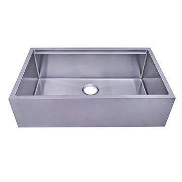 Barclay Bailey Ledge Single Stainless Farmhouse Kitchen Sinkimage