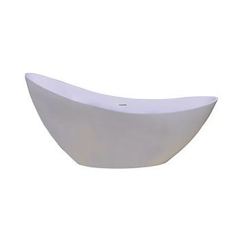 Barclay Britta Resin Bath Tub with Integrated Drain & Overflowimage