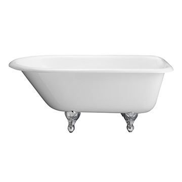 Barclay Brocton Cast Iron Roll Top Clawfoot Bath Tubimage