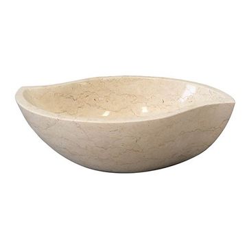 Barclay Canim Egyptian Cream Marble Lavatory Vessel Sinkimage