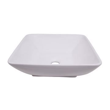 Barclay Carlos 16 Inch Square Above Counter Lavatory Vessel Sinkimage