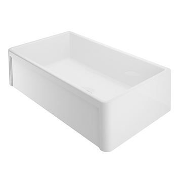 Barclay Chapman Single Fireclay Farmhouse Kitchen Sinkimage