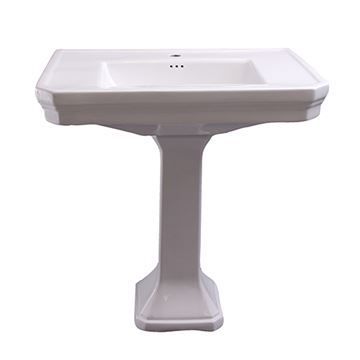 Barclay Corbin Rectangular Pedestal Lavatory Sinkimage