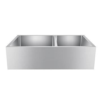 Barclay Coriander 60/40 Double Stainless Farmhouse Sinkimage