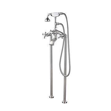 Barclay Curved Body Freestanding Tub Faucet & Hand Showerimage