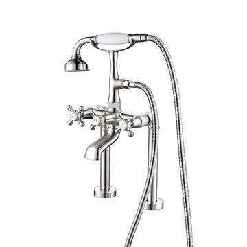 Barclay Deck Mount Tub Faucet with Risers & Hand Showerimage