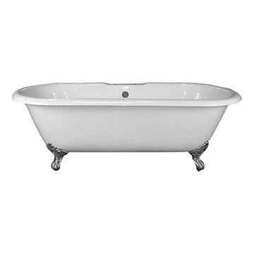 Barclay Duet Cast Iron Double Roll Clawfoot Bath Tubimage