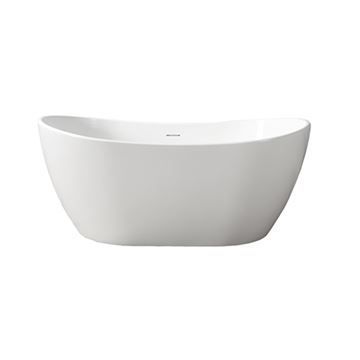 Barclay Edison Resin Bath Tub with Integrated Drain & Overflowimage