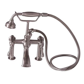 Barclay Elephant Spout Deck Mount Tub Faucet - Metal Leverimage