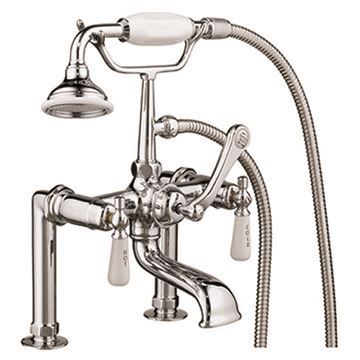 Barclay Elephant Spout Deck Porcelain Lever Tub Faucet - 6 Inch Riserimage