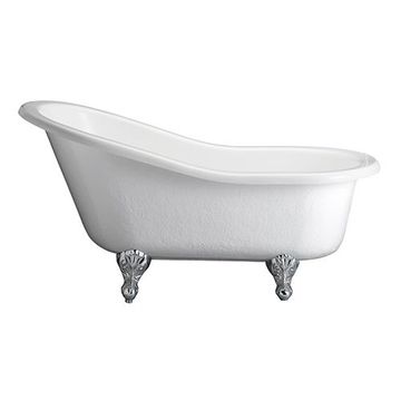 Barclay Estelle Acrylic White Slipper Bath Tubimage