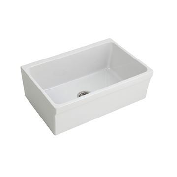 Barclay Gannon 30 Inch Single Fireclay Farmhouse Kitchen Sinkimage