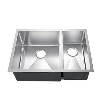 Barclay Genaro 29 Inch 70/30 Double Stainless Undermount Kitchen Sinkimage