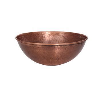Barclay Goulane Hammered Antique Copper Lavatory Vessel Sinkimage
