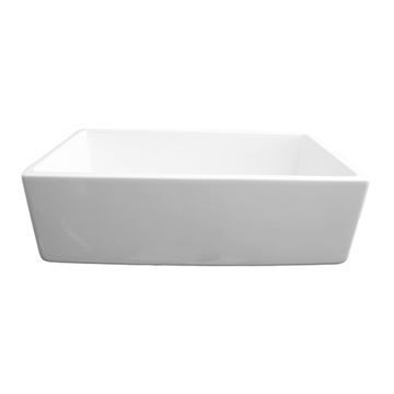 Barclay Gwen 33 Inch Single Fireclay Farmhouse Kitchen Sinkimage