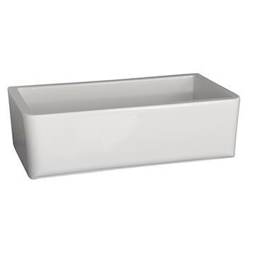 Barclay Hannah 33 Inch Single Fireclay Farmhouse Kitchen Sinkimage