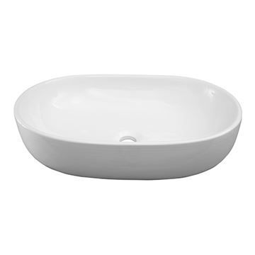 Barclay Kesha 23 Inch Oval Above Counter Lavatory Vessel Sinkimage