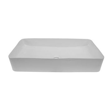 Barclay Leduc 23 Inch Rectangle Above Counter Lavatory Vessel Sinkimage