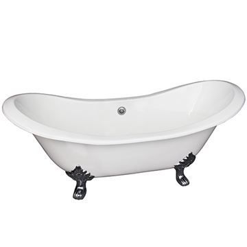 Barclay Macon Cast Iron Double Slipper Clawfoot Bath Tubimage