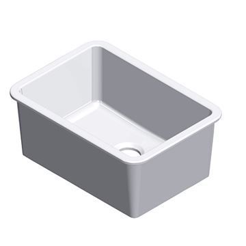 Barclay Pierina Single Fireclay Undermount Kitchen Sinkimage