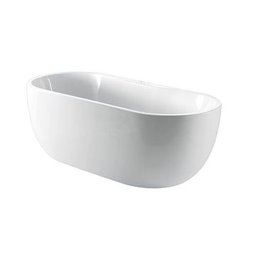 Barclay Pilar Acrylic Bath Tub with Integrated Drain & Overflowimage