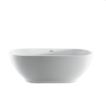 Barclay Radcliff Acrylic Bath Tub with Integrated Drain & Overflowimage
