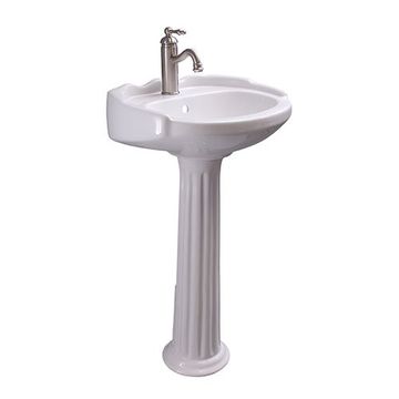 Barclay Silvi 15 Inch Pedestal Lavatory Sinkimage