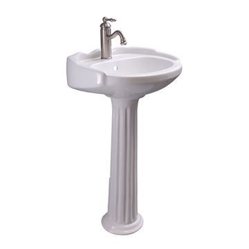 Barclay Silvi 20 Inch Pedestal Lavatory Sinkimage