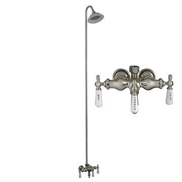 Barclay Tub Faucet with Riser & Sunflower Shower Headimage