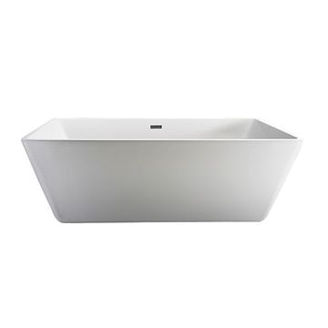 Barclay Vaughn Acrylic Bath Tub with Integrated Drain & Overflowimage