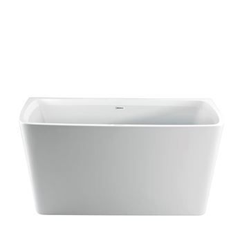 Barclay Vincent Acrylic Bath Tub with Integrated Drain & Overflowimage