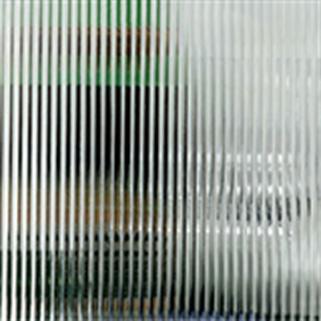 Front View Ribbed Glass Decorative Glass | Ornate and Curved Cabinet Glass | Radius Glass | Van ...