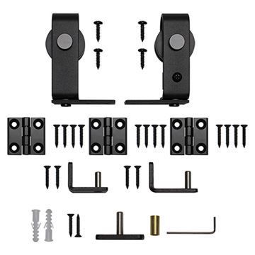 Restorers Bifold Single Top Mount Mini Barn Door Hardware Kitimage