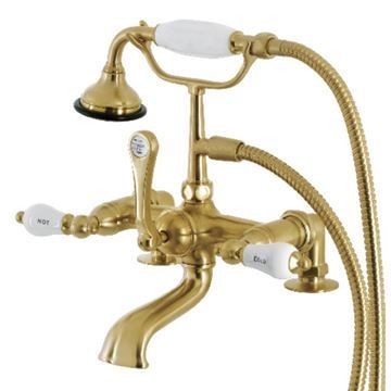 Aqua Vintage AE207 7 Inch Tub Faucet with Hand Showerimage