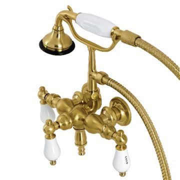 Aqua Vintage AE21 3 3/8 Inch Wall Tub Faucet - Hand Showerimage