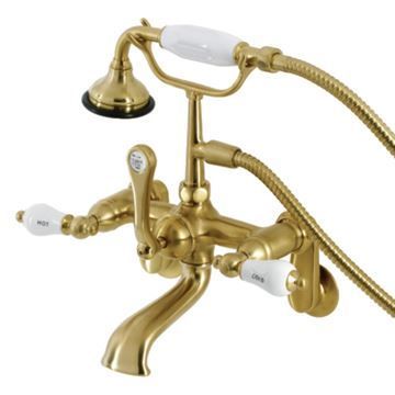 Aqua Vintage AE53 Wall Mount Tub Faucet with Hand Showerimage
