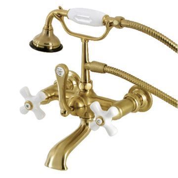Aqua Vintage AE559 7 Inch Wall Tub Faucet - Hand Showerimage