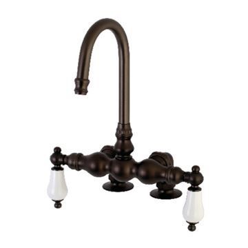 Aqua Vintage AE93TX 3 3/8 Inch Deck Mount Tub Faucetimage